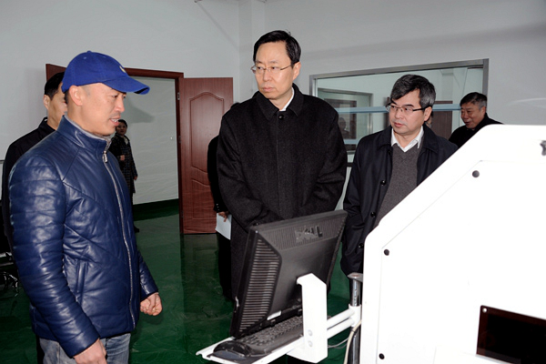 泰州市委书记、市人大常委会主任蓝绍敏莅临公司调研项目建设情况